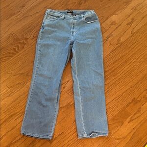 Style & Co. Size 12 Mom jeans, light blue.